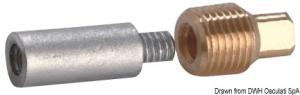 Anodo Volvo 85 mm x Ø 1/2ââ BSPT