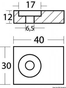 Anodo 40/50 HP 4 tempi magnesio