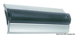 Profilo parabordo alluminio anodizzato 63 x 15 mm (barre da 6 m)
