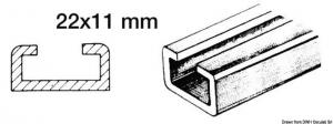 Rotaia in alluminio e scorrevoli nylon