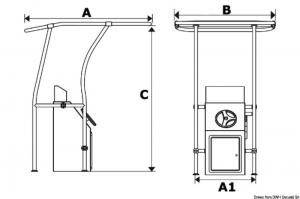 T-Top professionale in lega leggera 2000x1400