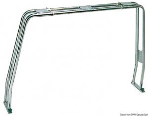 Roll bar abbattibile per barche
