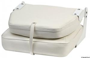 Sedile con schienale ribaltabile De Luxe bianco
