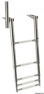 Scaletta 5 gradini con maniglia 430 mm