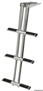 Scaletta Diver telescopica 3 gradini nera