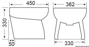 Bidet ceramica basso smussato