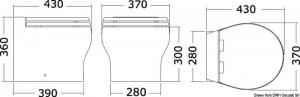 WC Tecma Elegance Short 2G 12 V