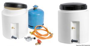 Contenitore per bombole gas a tenuta stagna