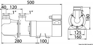 Elettropompa CEM Sbr autoadescante monovite in bronzo