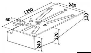 Serbatoio Polietilene 135 l