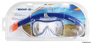 Set maschera e boccaglio Beuchat in PVC adulto