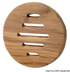 Frontalino protezione teak Ø 100 mm