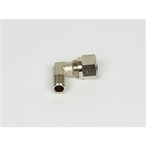 Raccordo ottone cromato con filetto 1/8 per tubo diametro 8 [Mavimare]