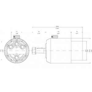 Pompa idraulica a 7 pistoni, capacità 17 cm³