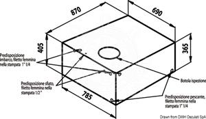 Serbatoio per acqua 240 l