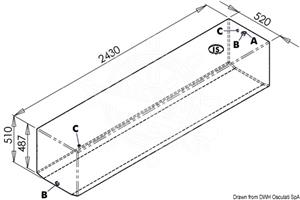 Serbatoio per acqua 600 l