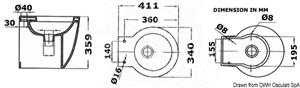 WC Silent Slim automatico 12 V