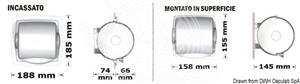Porta rotolo carta igienica OCEANAIR DryRoll