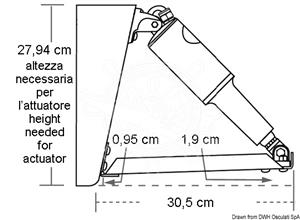 Kit flap Lenco Edge 305 x 229 mm