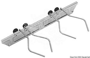 Lavello sinistro +2 fuochi  inox standard