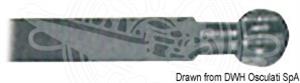 Stick timone lega leggera 76 cm