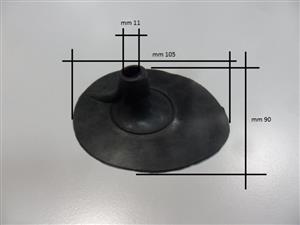 Portabandiera inclinato a incastro per gommoni 100x85 