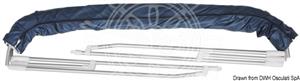Tendalino 3 archi Inox alto cm 245/255 blu