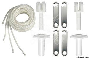 Tendalino 3 archi alto Ø mm 22 cm 185/185 bianco