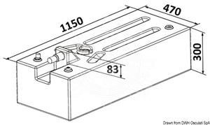 Serbatoio Polietilene 142 l