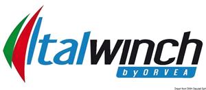 Verricello Italwinch Obi 1000 W - 24 V con campana - barbotin 8 mm