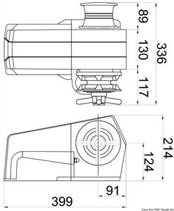 Verricello Italwinch Devon 1000 W - 24 V barbotin 8 mm