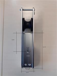Musone di prua inox 280 x 55 mm