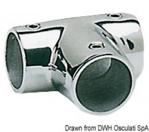 Giunto inox T 90° 22 mm