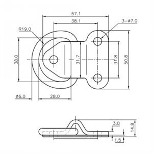ANELLO DI PRESA INOX