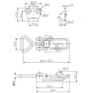 CHIUSURA A LEVA INOX