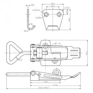 CHIUSURA A LEVA INOX