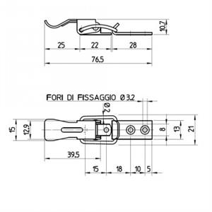 CHIUSURA LEVA INOX