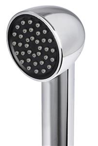 Box doccia Elissa inox-doccia Keji tubo nylon 2,5m