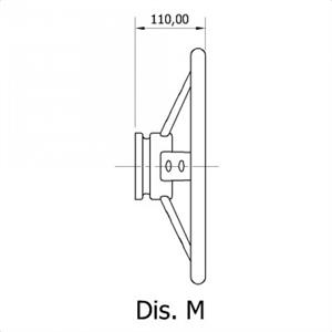 VOLANTE INOX D.35 OVALE