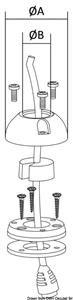 Premistoppa plastica Ø 9/14 mm cf. 10 pz