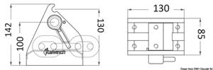 Blocca catena 12/13mm DIN766 - 14mm - 12,5 mm con