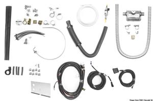 Riscaldatore aria 4D 24V marine small set