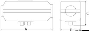 Riscaldatore aria 4D 24V marine small set