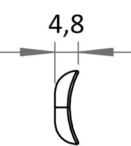 Profilo protezione deluxe con viti 320mm