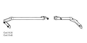 Bracci a ponte in acciaio inox  B.40