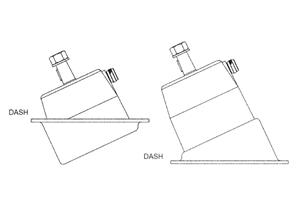 Kit per montare la pompa con una inclinazione di 25° 146x172 mm