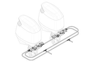 Kit tubi e raccordi per collegamento doppio cilindro cod.MAV-GM2-MRA03