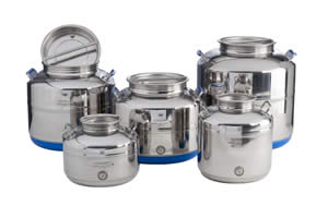 Contenitore olio e vino inox saldato da lt.25 Modello Europa