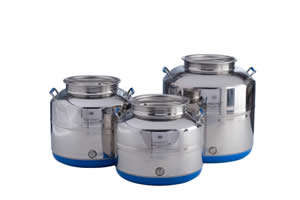 Contenitore olio e vino inox saldato da lt.50 Modello Europa