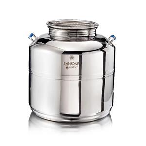 Contenitore olio e vino inox saldato da lt.50 Modello Europa